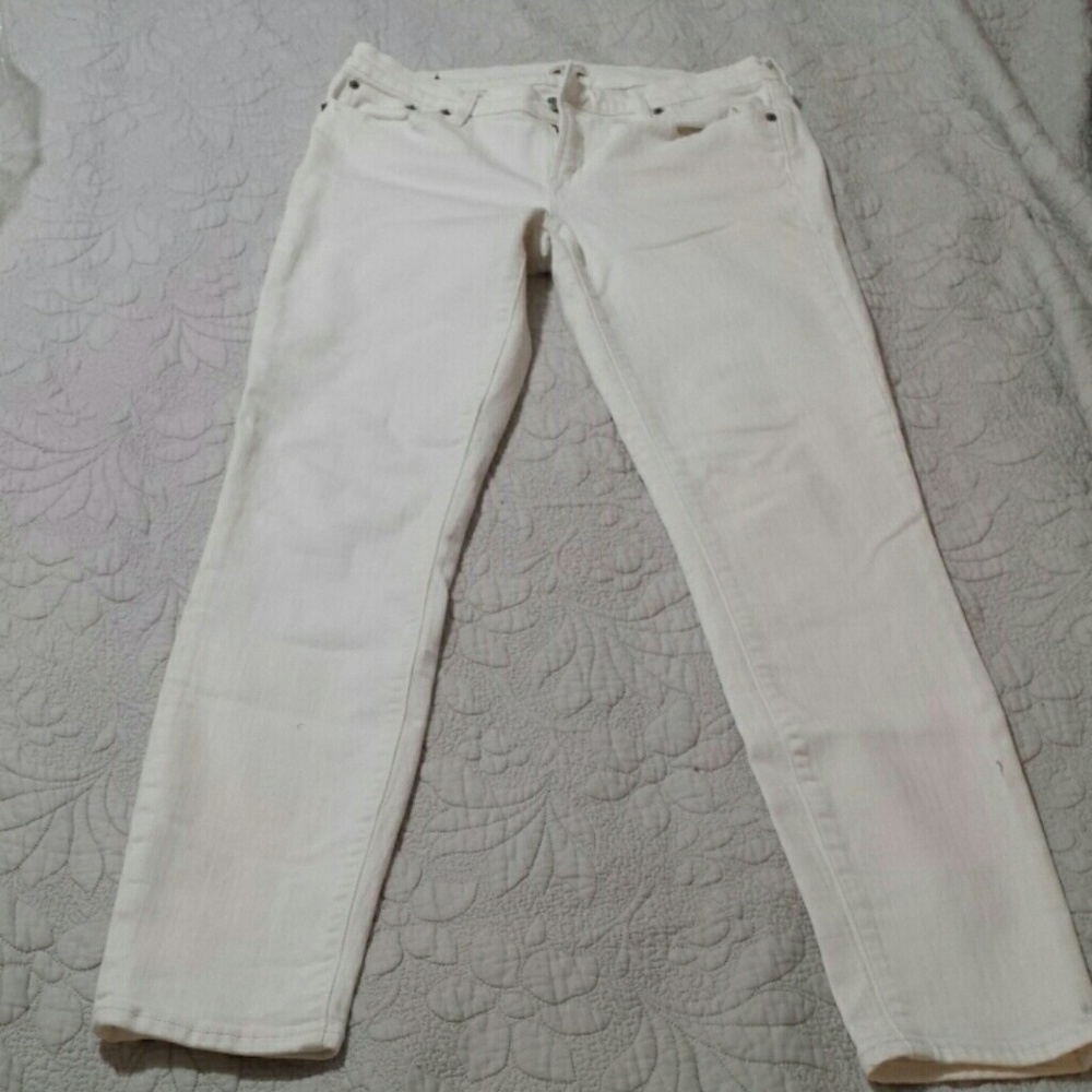 J. Crew Women's White Jeans